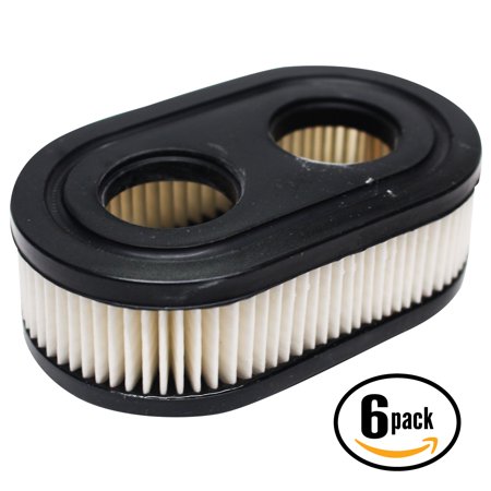 6-Pack Replacement for Briggs & Stratton 09P702-0036-F1 Engine Air Filter - Compatible with Briggs & Stratton 593260 Filter