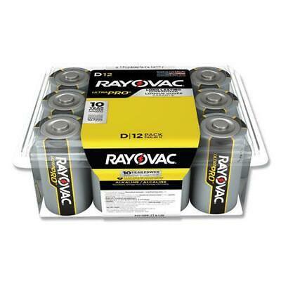 Ultra Pro Alkaline Batteries, D, 12/Pack