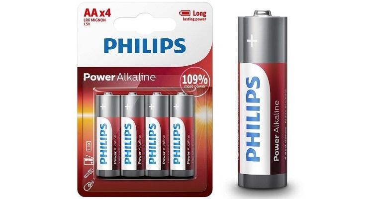 Philips Long Lasting Alkaline Batteries AA
