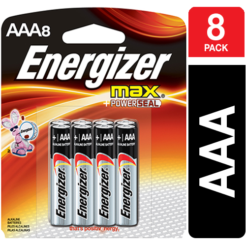 Energizer Max Alkaline AAA Batteries 8-Pack