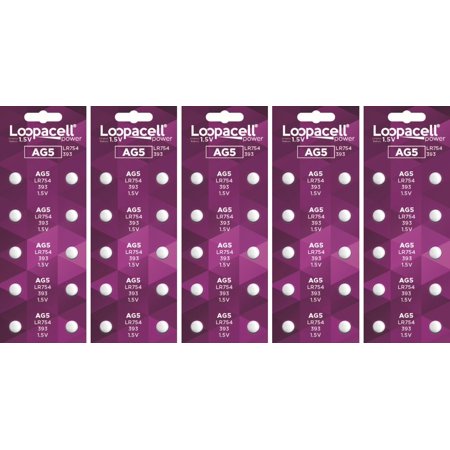 LOOPACELL 50 AG5 Button Cell Batteries  Alkaline Button Battery  1.5V 10 Pcs per Pack