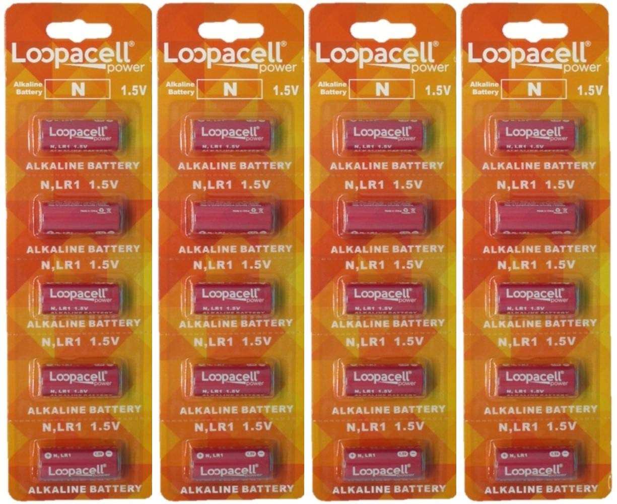 Loopacell E90 N LR1 Alkaline 1.5V 20 Batteries