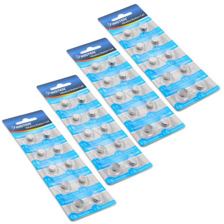 Insten AG5 393A LR48 LR754 Button Cell Coin Alkaline Battery