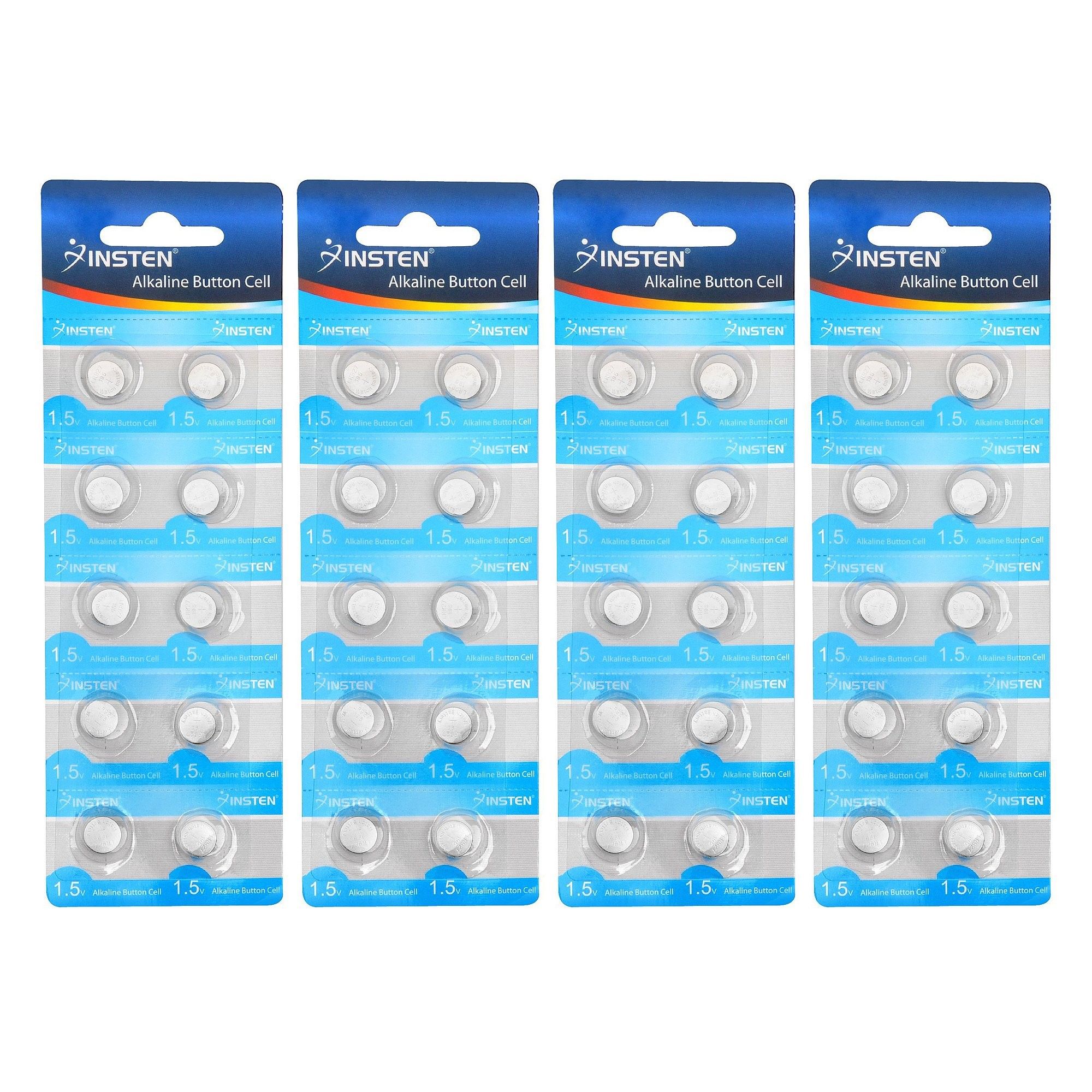 Insten 1.5V AG7 Alkaline Batteries Button Game / Toy / Coin Cell Watch Battery