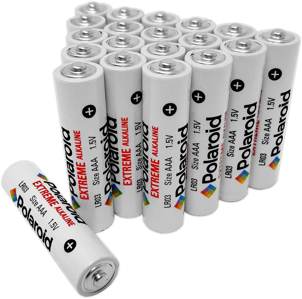 Polaroid Extreme AAA Alkaline Batteries (20-Pack)