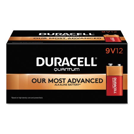 Quantum Alkaline Batteries, 9V, 12/BX