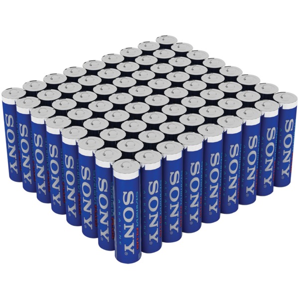 Sony Aa Alkaline , 72 Pk