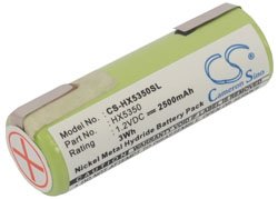 Replacement for BRAUN 2540S Replacement Battery
