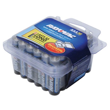 Refurbished Rayovac 824-36PPF AAA Alkaline Batteries (36 Pack)