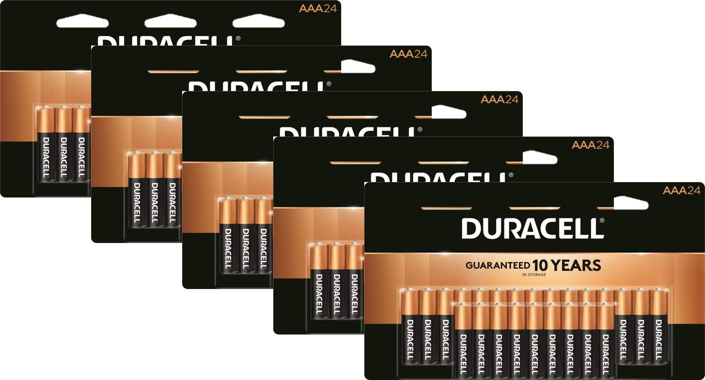 Duracell CopperTop AAA Alkaline 1.5V Batteries Exp. 2028  120 Pack