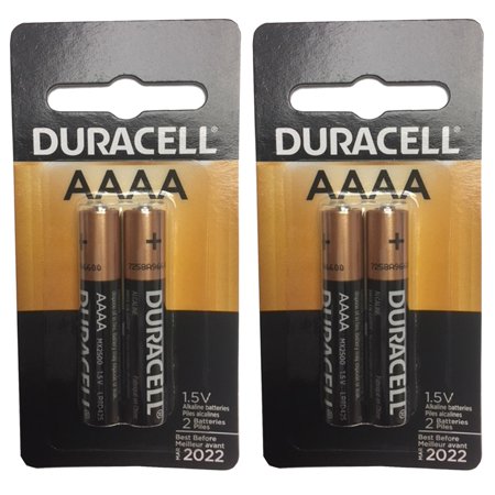2x Duracell Ultra AAAA Alkaline Batteries MN2500 MX2500 LR8D425 E96 25A