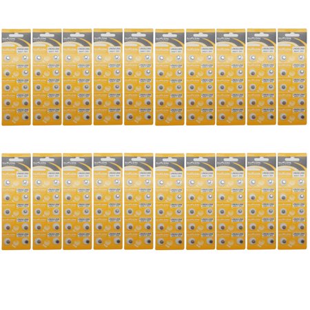 SUNCOM (200 Pcs) AG4 Alkaline 1.5V Button Cell Battery Single Use LR626 LR66 SR626 V377 GP377 606 Watch Toys Remotes Cameras