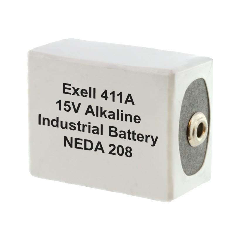 Exell 411A Alkaline 15V Battery Replaces NEDA 208, 10F20, BLR121 - 5 Pack + 30% Off!