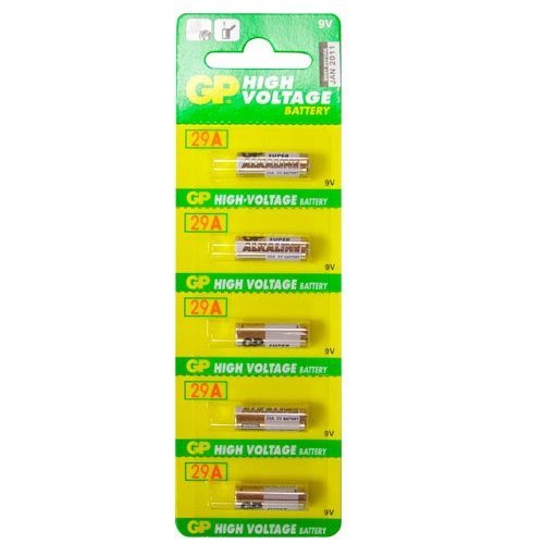 GP - A32 (29A) Alkaline Batteries 9V (Pack of 5)