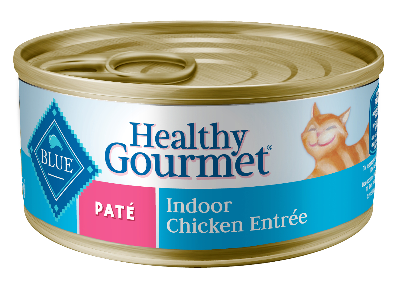 Blue Buffalo: Healthy Gourmet Indoor Adult Cat Food Chicken Entree, 5.50 Oz (2635549)