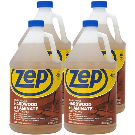 ZEP Hardwood & Laminate Floor Cleaner 128 Ounce Case of 4