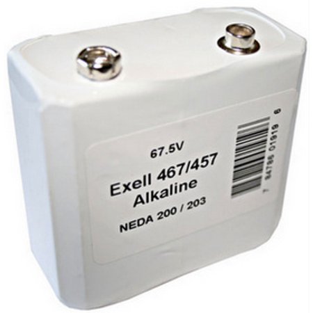 Exell 457/467 67.5V Alkaline Battery NEDA 203 Replaces ER457 + 30% Off!