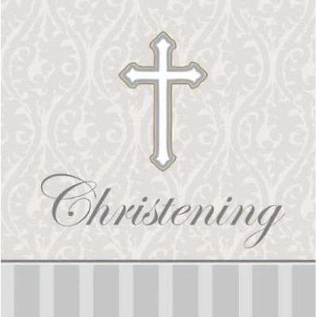Devotion 3-Ply Christening Lunch Napkins , 2PK