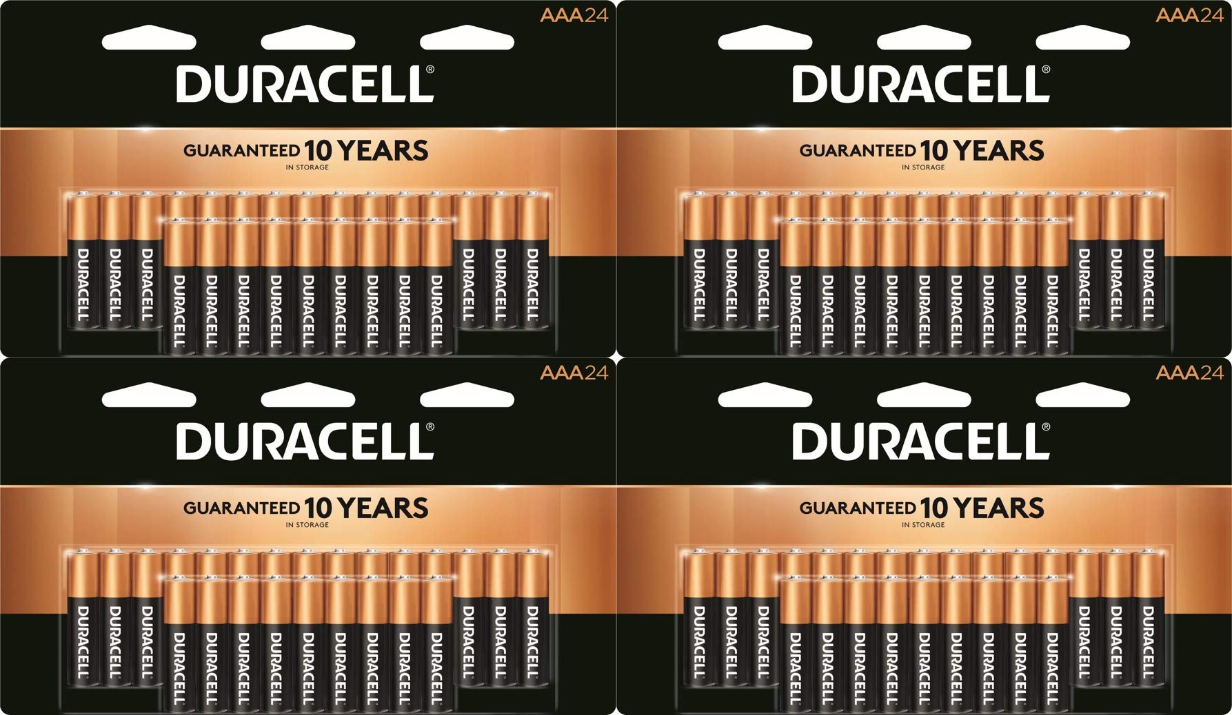 Duracell CopperTop AAA Alkaline 1.5V Batteries Exp. 2028  96 Pack