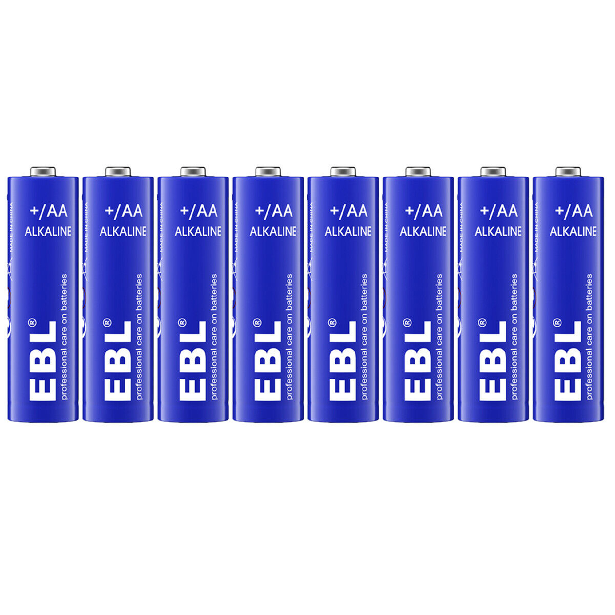 EBL Alkaline AA Batteries 1.5V 15A MN1500 AM3 LR91 LR6 Battery, 8 Pack