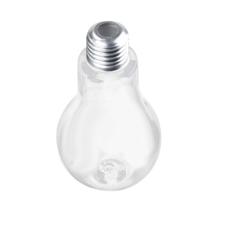 Summer Bulb Water Bottle Brief Cute Milk Juice Light Bulbs Cup Leak-proof D