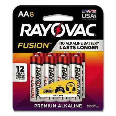 Rayovac Fusion Advanced Alkaline AA Batteries for Digital Camera  Toy - AA - Alkaline - 8 / Pack