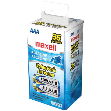 MaxellÂ® Alkaline (aaa; 36 Pk; Box)
