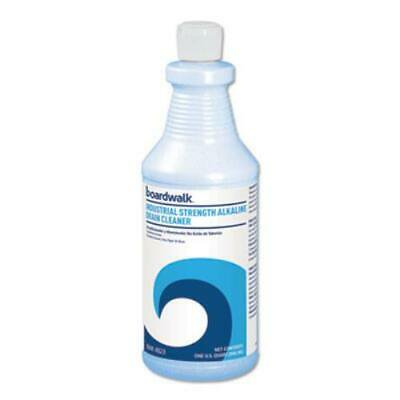 Boardwalk Industrial Strength Alkaline Drain Cleaner, 32 Oz Bottle, 12/Carton