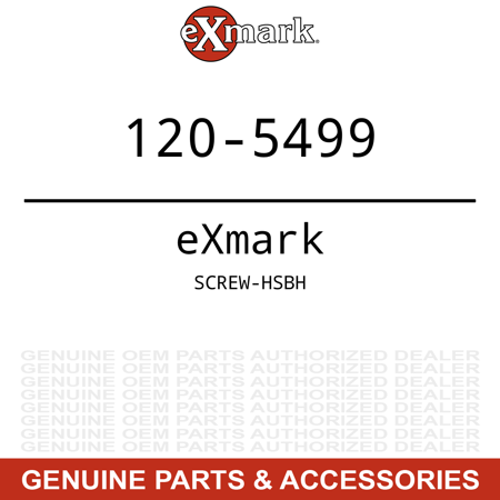 Exmark 120-5499 -   Toro Screw-Hsbh