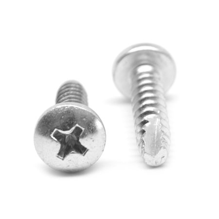 #6-20 X 3/4  (FT) Coarse Thread Thread Cutting Screw Phillips Pan Head Type 25 Low Carbon Steel Zinc Plated Pk 9300
