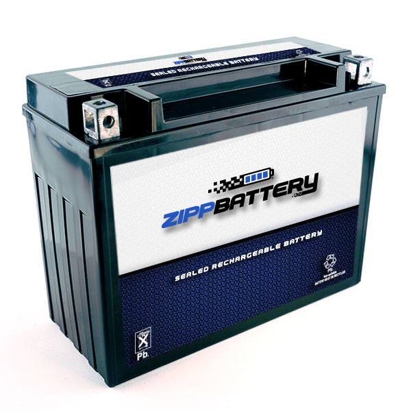 Zipp Battery Y50-N18L-A3 (50-N18L-A3 12 Volt 20 Ah  260 CCA) Snowmobile Battery for Arctic Cat Zr 800 All Cc 02- 03