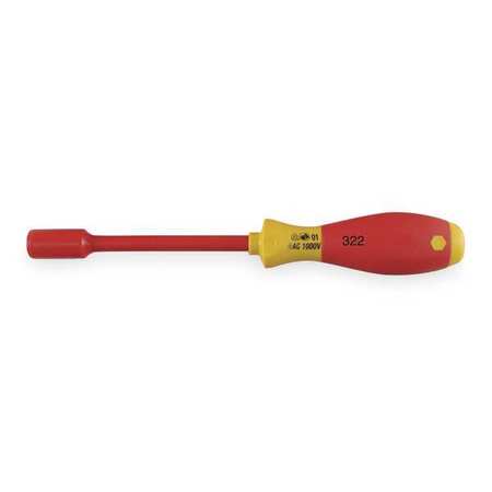 Wiha Nut Driver  7.0mm  Solid  Ergo  Ins  5 in. 32218
