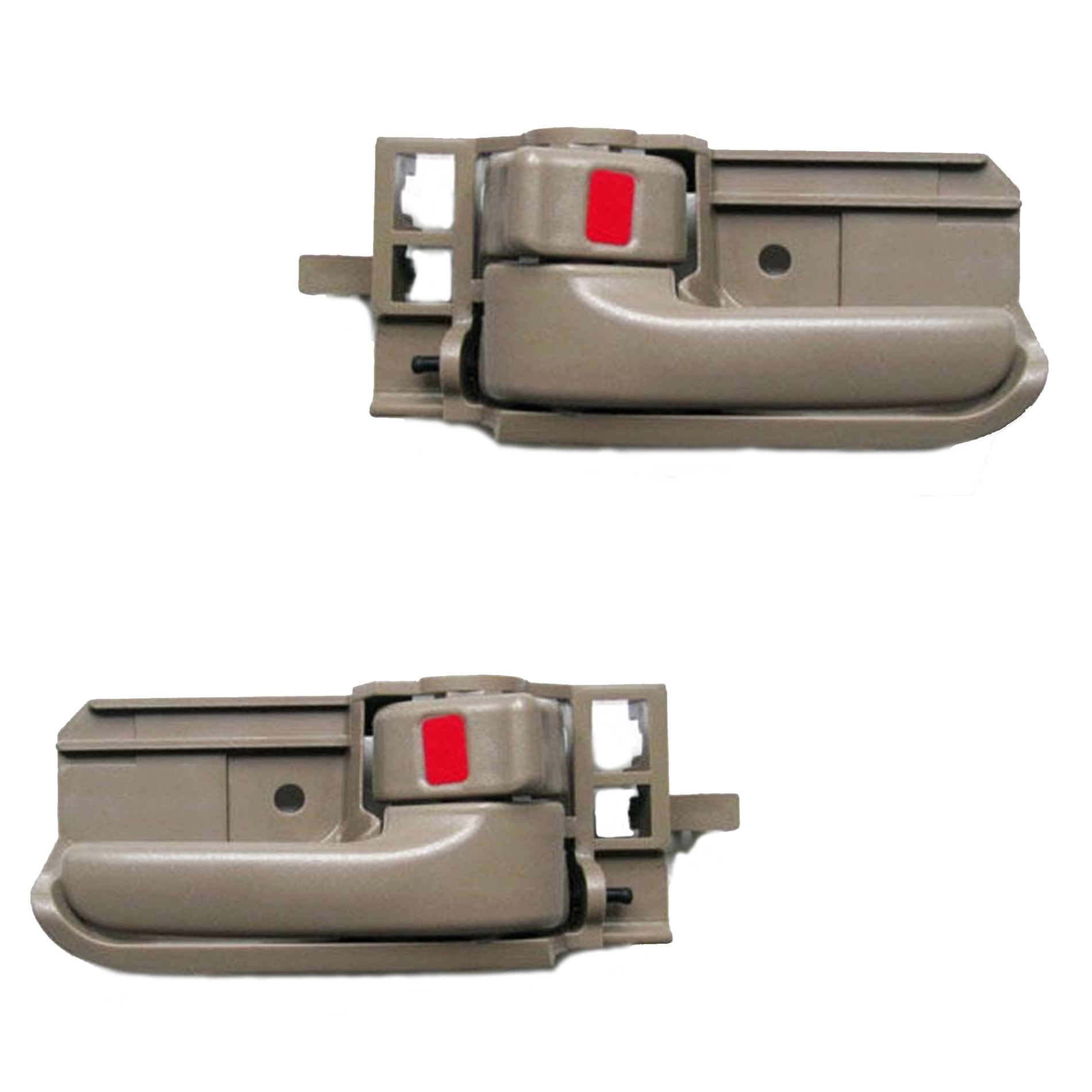 For 03-08 Toyota Corolla Matrix 05-12 Tacoma Tan Left & Right Interior Inner Door Handle 2PCS 03 04 05 06 07 08 09 10 11 12 DH07