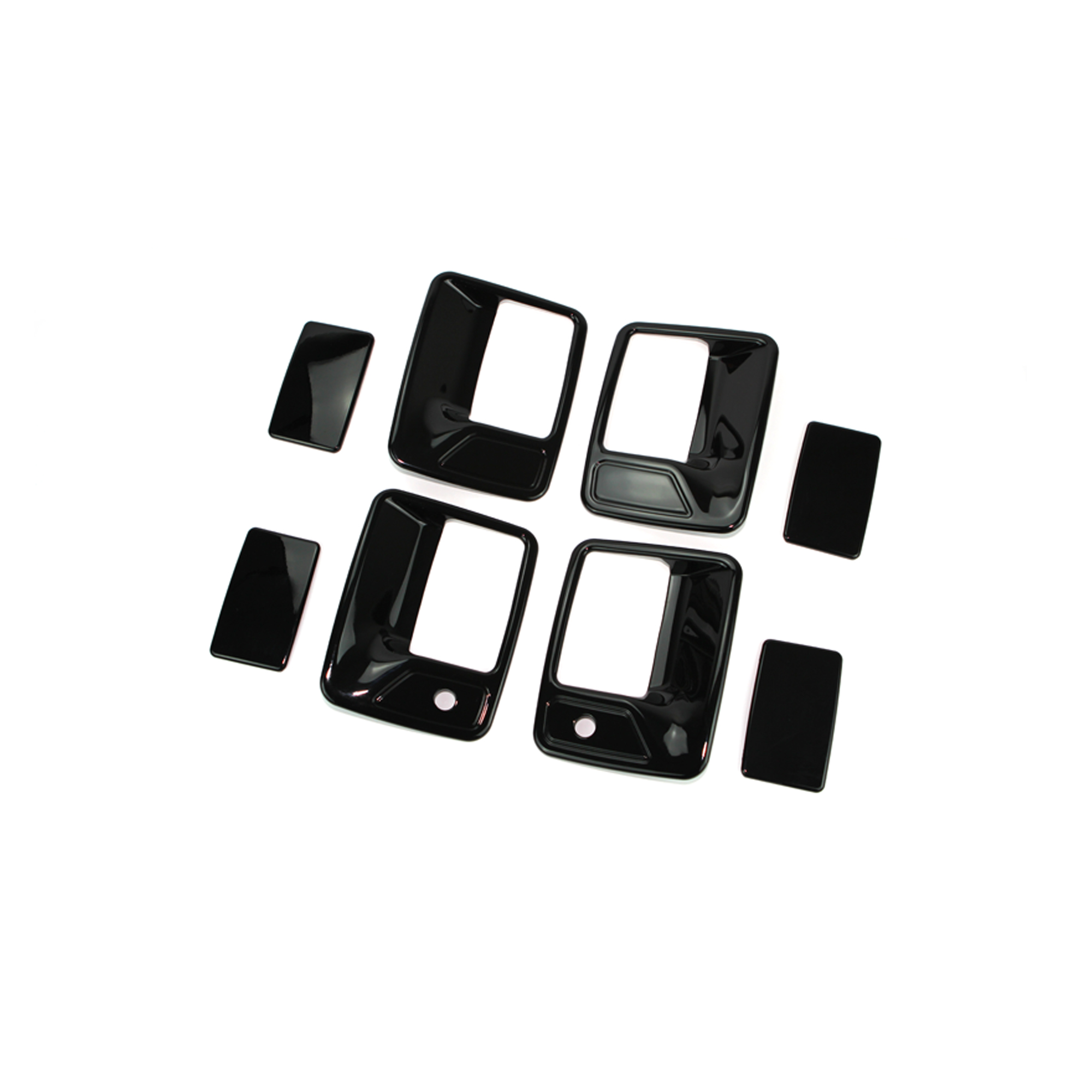 99-14 Ford F250/F350 Superduty / 00-05 Excursion Black Door Handle Cover 4D W/Passenger Keyhole 99 00 01 02 03 04 05 06 07 08 09 10 11 12 13 14