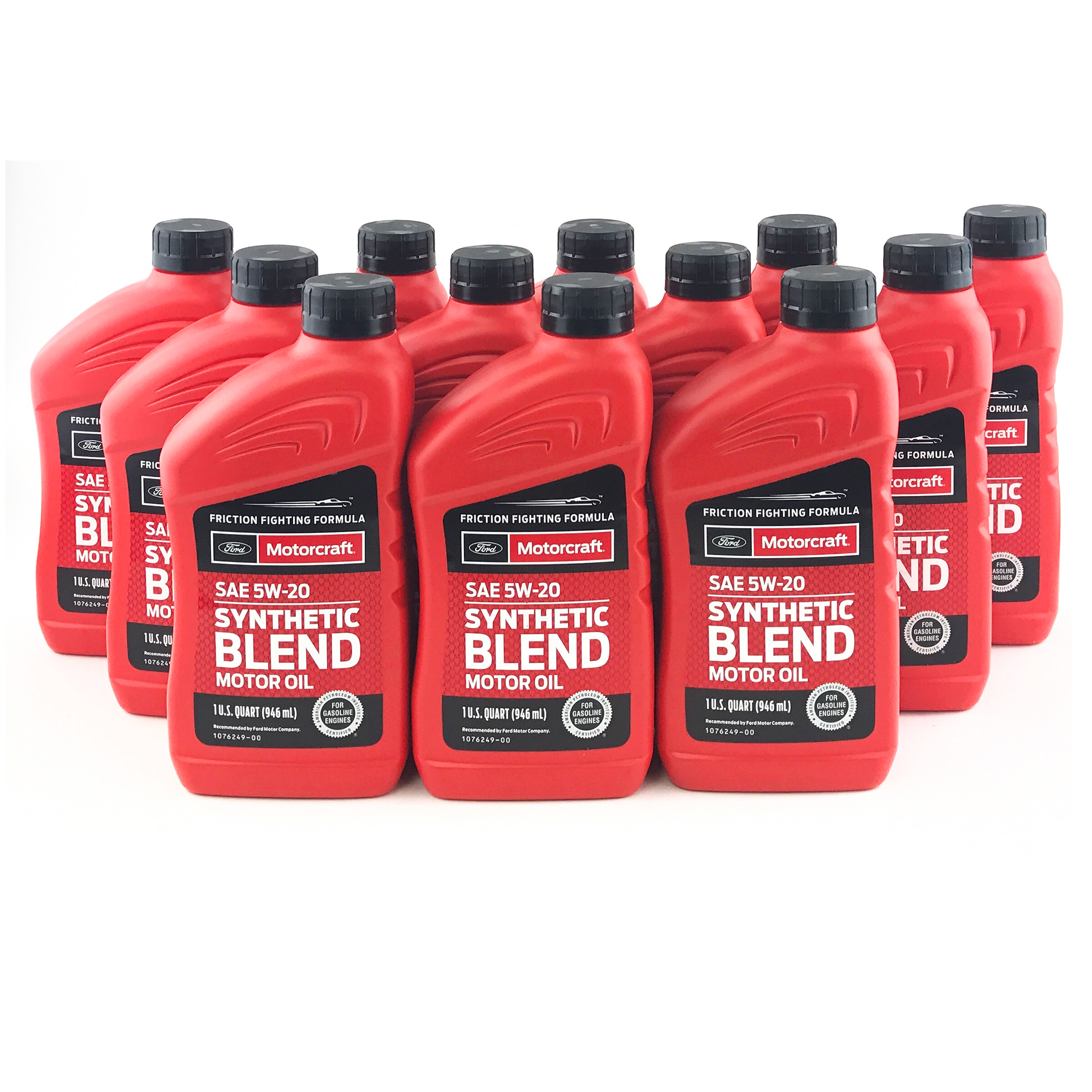 Motorcraft Synthetic Blend Motor Oil 5W-20  12 Qt