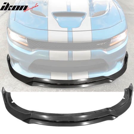 Compatible with 15-20 Dodge Charger SRT V3 Style Front Lip Underbody 4PC Set PP