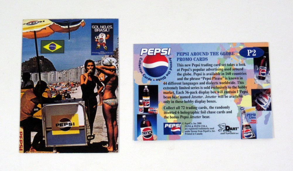 2000 Dart Flipcards Pepsi Around the Globe Promo Card (P2) Brazil Nm/Mt