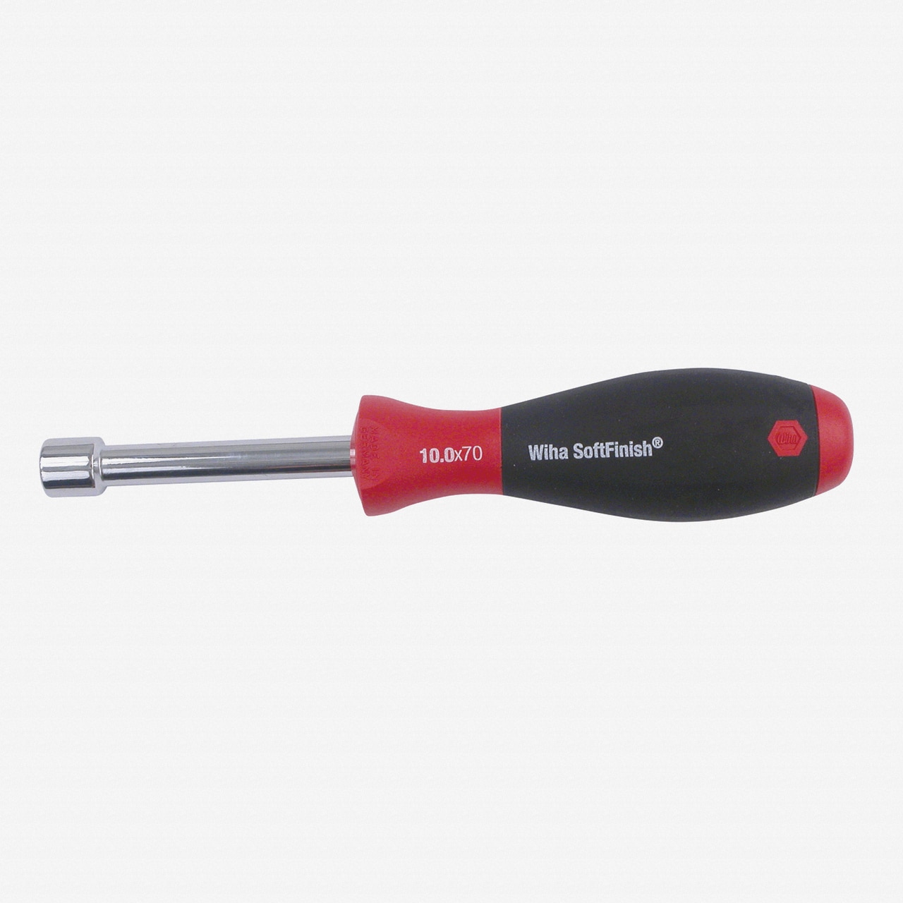 Wiha 34312 10mm SoftFinish Nut Driver Hollow Shaft