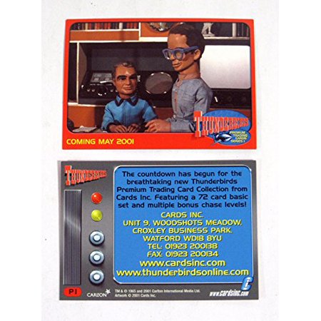 2001 Cards Inc Thunderbirds Premium Promo Card (P1) Nm/Mt