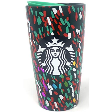 Starbucks 2019 Holiday Season GREEN CONFETTI TUMBLER (12 OZ)