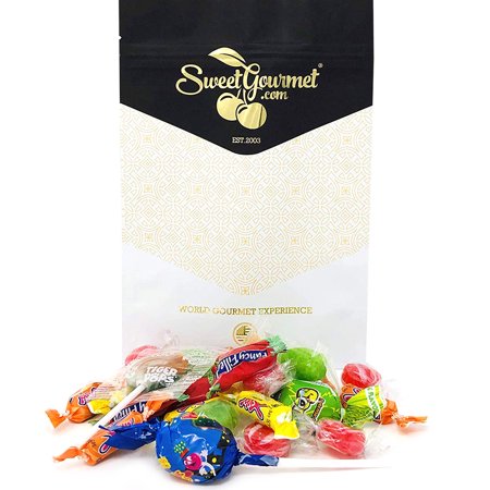 SweetGourmet Fun Mix Candy  Lollipops  Hard Candies  Filled Candies  Bubble Gum Pops  Chewy Candies  Ideal for Kids Parties & Pinatas  15oz Bag