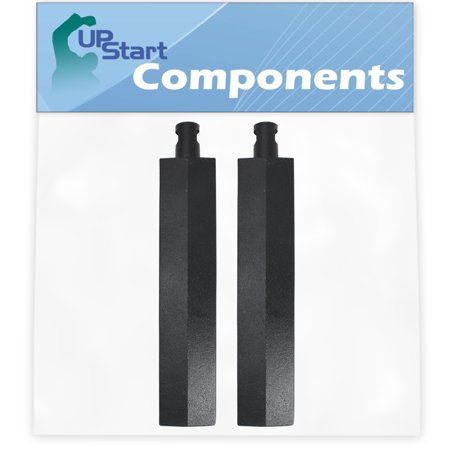 2-Pack BBQ Gas Grill Tube Burner Replacement Parts for Sams 9905-TB - Compatible Barbeque Cast Iron Pipe Burners 15 3/4