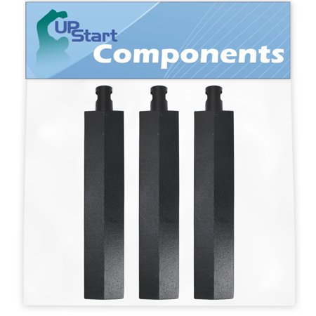 3-Pack BBQ Gas Grill Tube Burner Replacement Parts for Bakers and Chefs 9905-TB - Compatible Barbeque Cast Iron Pipe Burners 15 3/4