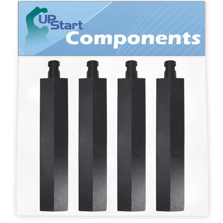 4-Pack BBQ Gas Grill Tube Burner Replacement Parts for Sams 9905-TB - Compatible Barbeque Cast Iron Pipe Burners 15 3/4