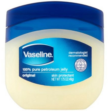 Vaseline 100% Pure Petroleum Jelly Original Skin Protectant  1.75 OZ Travel Size - (Pack of 3)