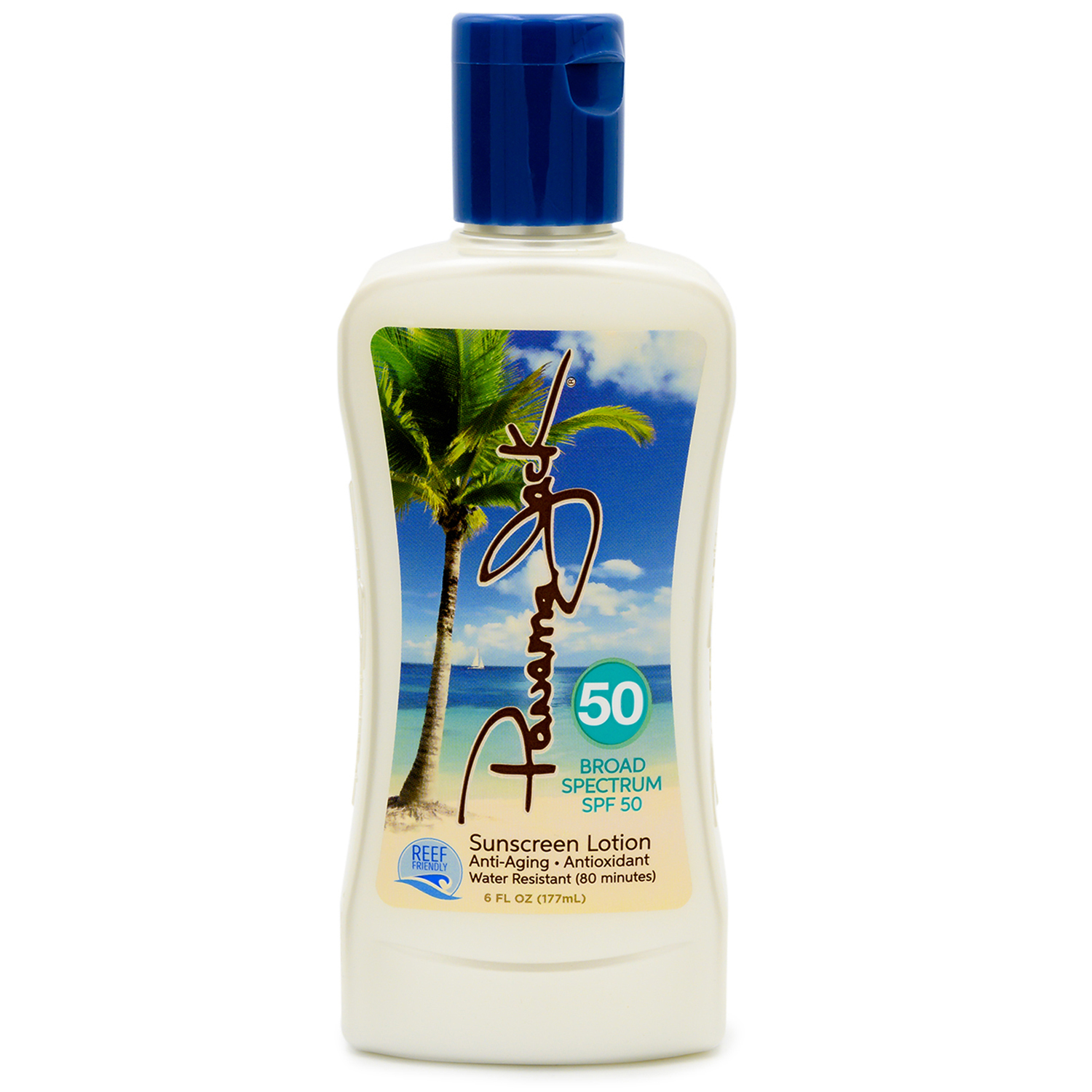 Panama Jack Sunscreen Suntan Lotion - SPF 50  Broad Spectrum UVA/UVB Protection  PABA  Paraben  Gluten & Cruelty Free  6 FL OZ (Pack of 12)
