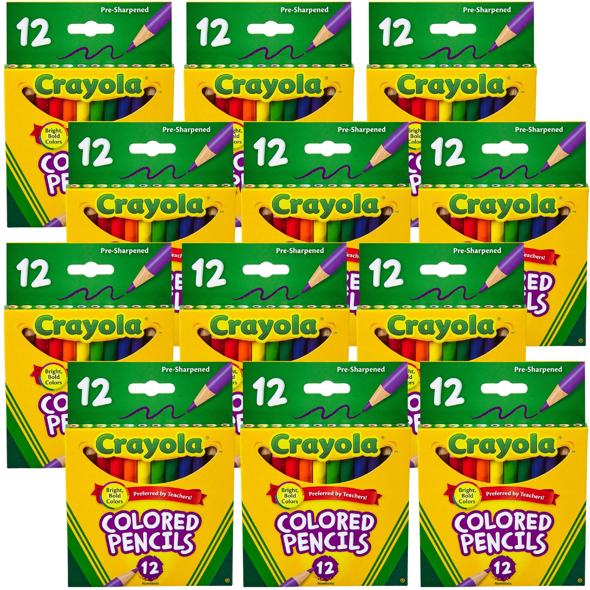 Crayola Colored Pencils 12 Count  Multipack of 12-