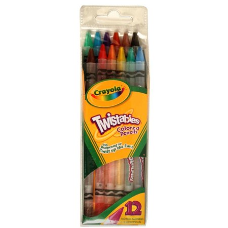 Crayola Twistables Colored Pencils 12-Color Set - 12-Count