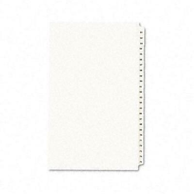 4Pc Standard Collated Legal Exhibit Divider SetsAvery Style25 X Divider(s)Printed Tab(s)Digit51-7525 Tab(s)/Set8.5