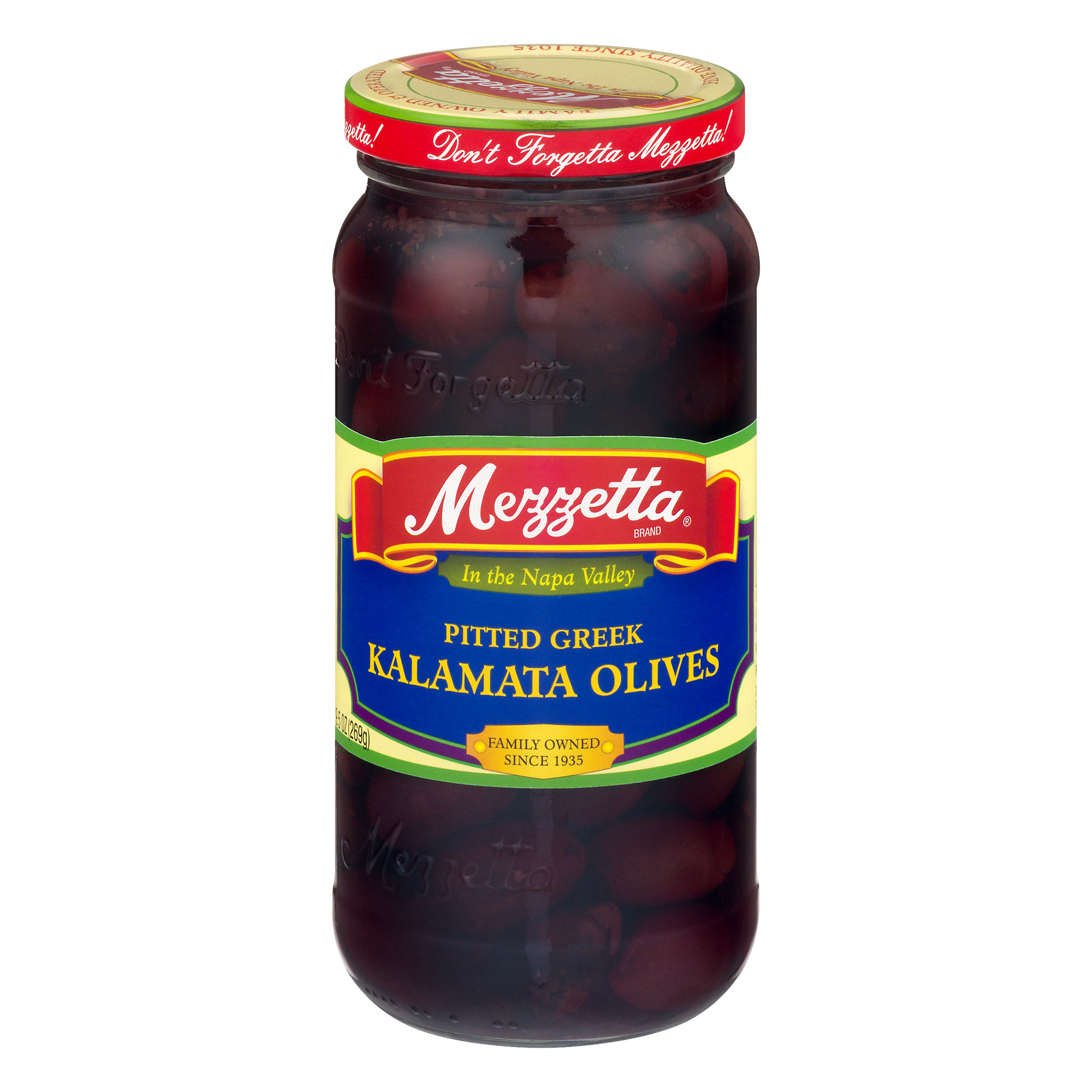 Mezzetta Olives Pitted Kalamata 6X398ML